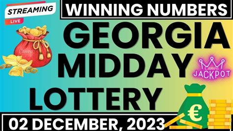 Georgia midday lottery results  You can play Midday, Evening, or the next two (2) consecutive drawings